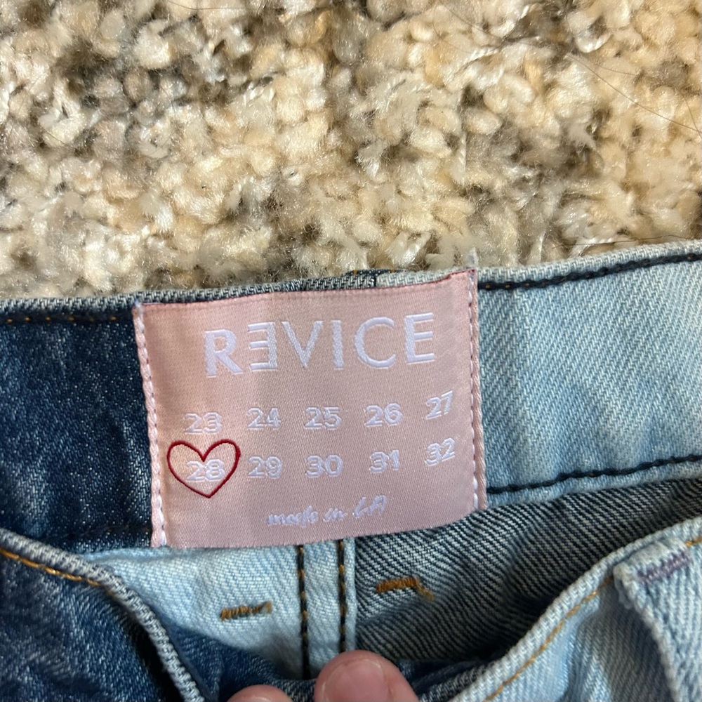 NWT REVICE DENIM TWO TONE JEANS - Picture 4 of 4